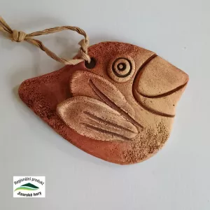 Keramický ptáček na zavešení, Regionální produkt Jizerské hory.